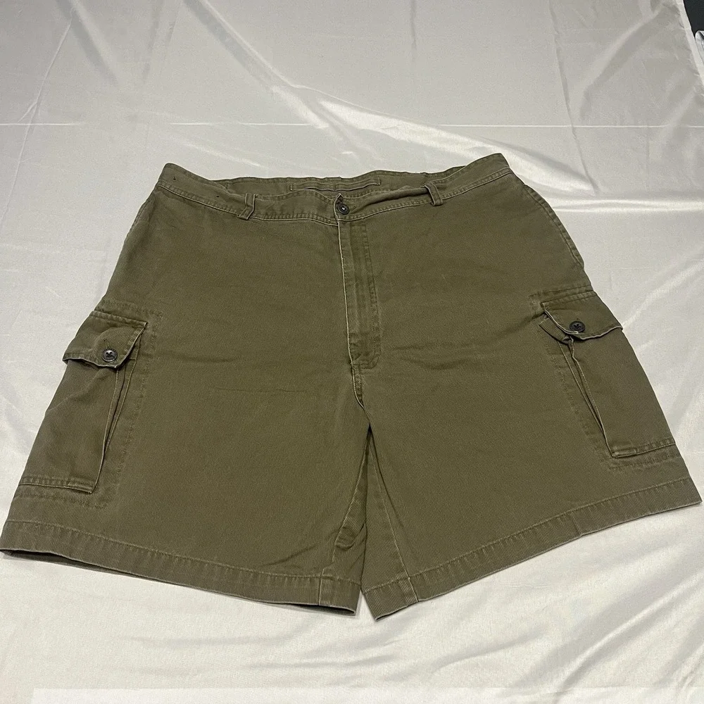 VTG Polo Sport Sportsman Ralph Lauren Cargo Shorts Men's 38 Olive Brown OG 9